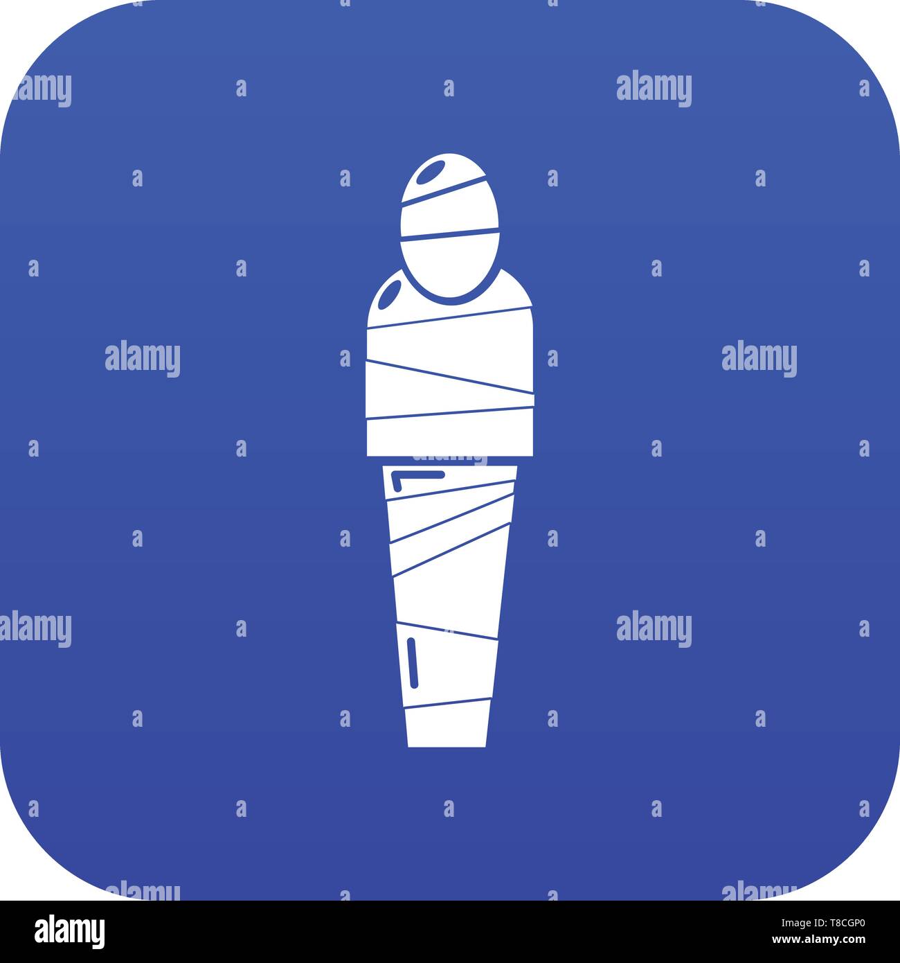 Mummy egypt icon blue vector Stock Vector Image & Art - Alamy