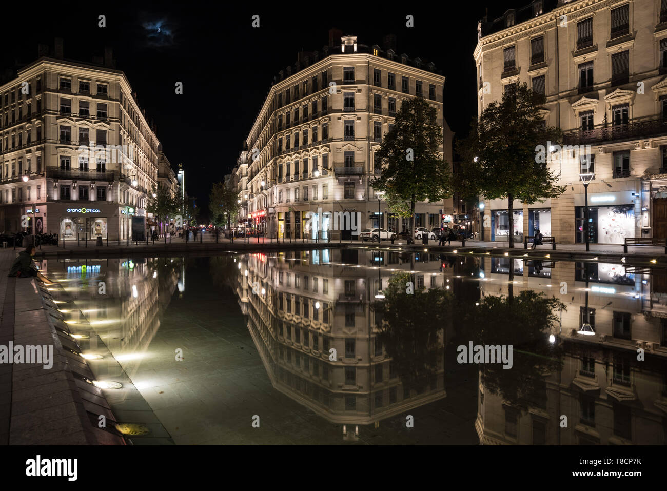 Lyon, Place de la Republique Stock Photo Alamy