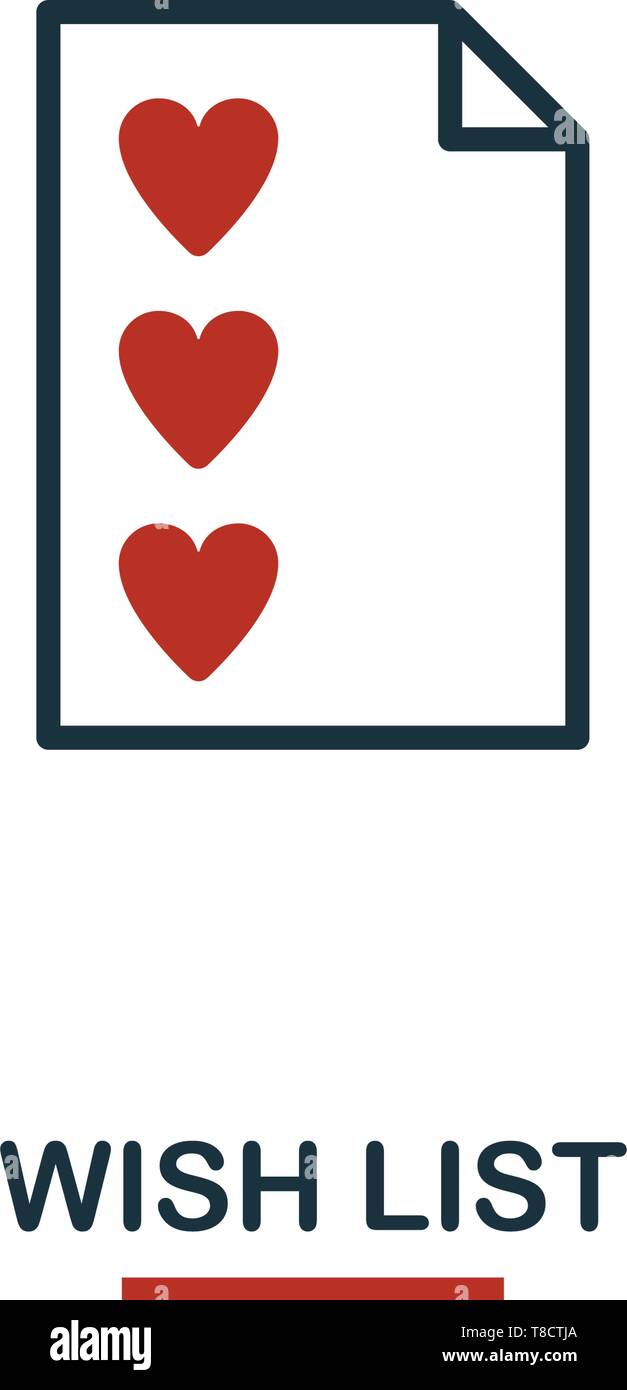 images Wish App Icon Black https www alamy com wish list icon in two colors creative black and red design from e commerce icons collection pixel perfect simple wish list icon for web design apps image246145154 html