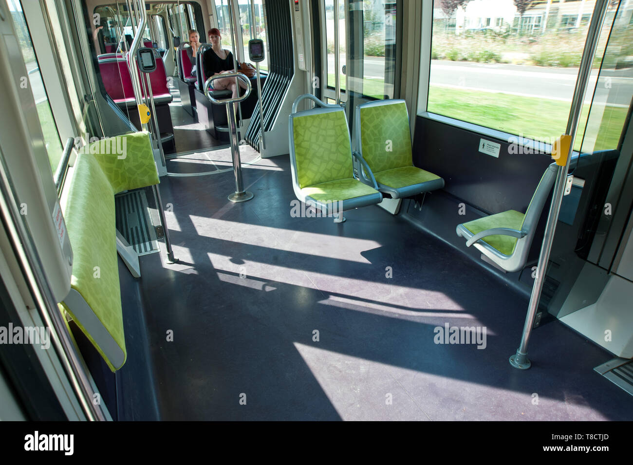 Dijon, Tramway Interior Stock Photo - Alamy