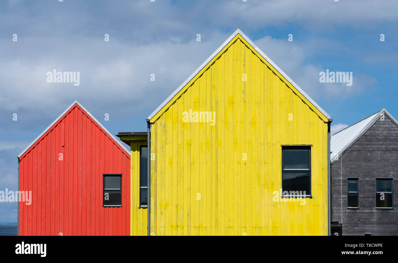 The Inn at John O' Groats colourful modern architecture of hotel at