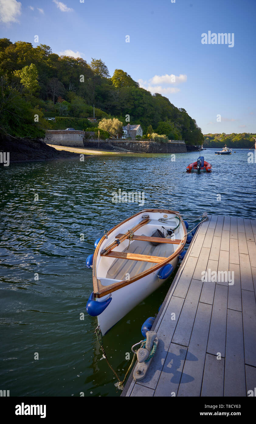 Views of The River Fal from Trelissick Gardens Stock Photo