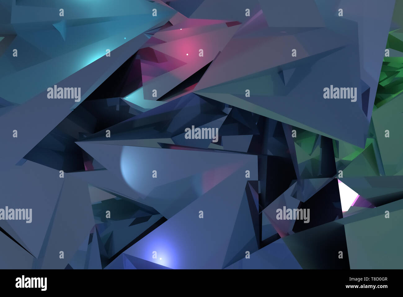 Background abstract, random geometric backdrop CGI, for design ...