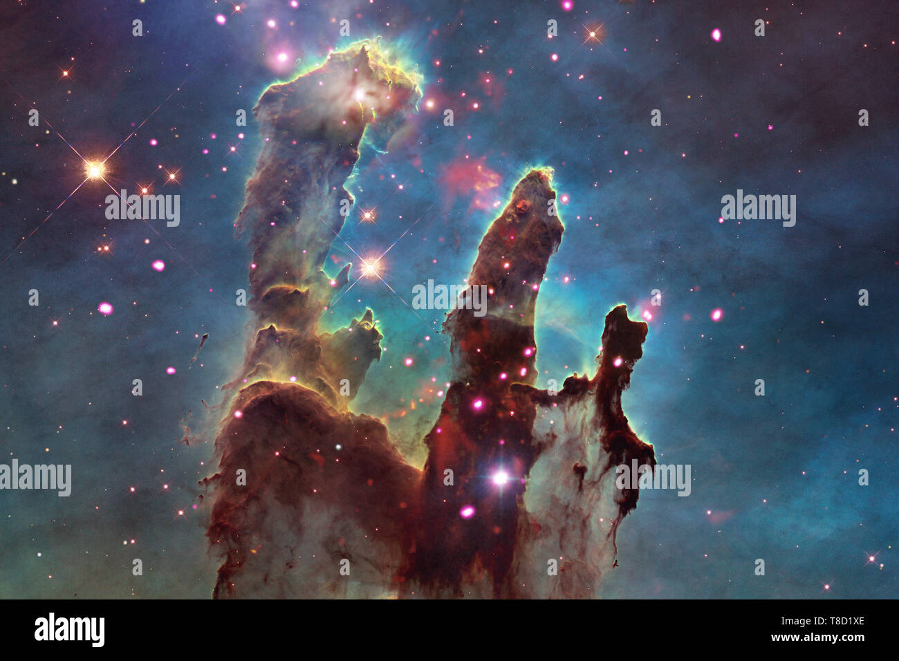Beauty deep space. Science fiction fantasy in high resolution ideal for  wallpaper . Elements of this image furnished by NASA Stock Photo - Alamy