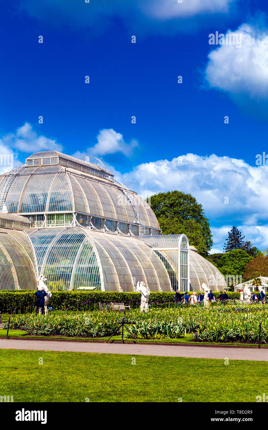 Palm House at Kew Gardens, London, UK Stock Photo