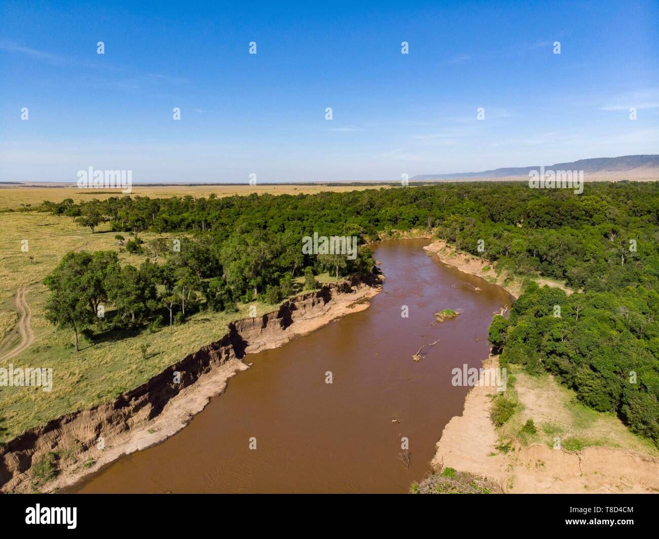 Aerial view river mara hi-res stock photography and images - Alamy