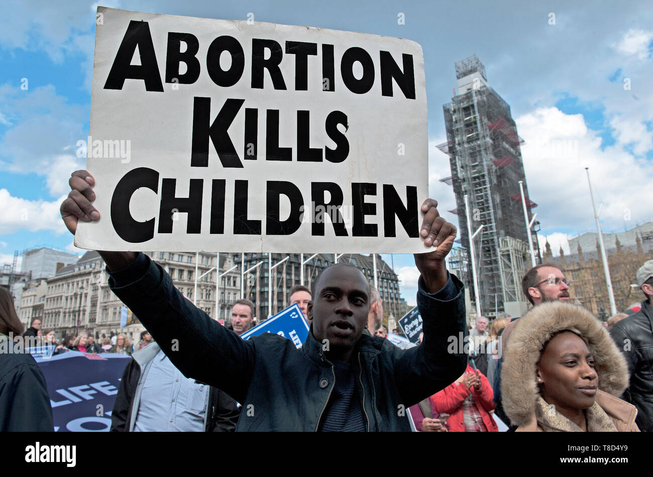 March for Life UK Stock Photo