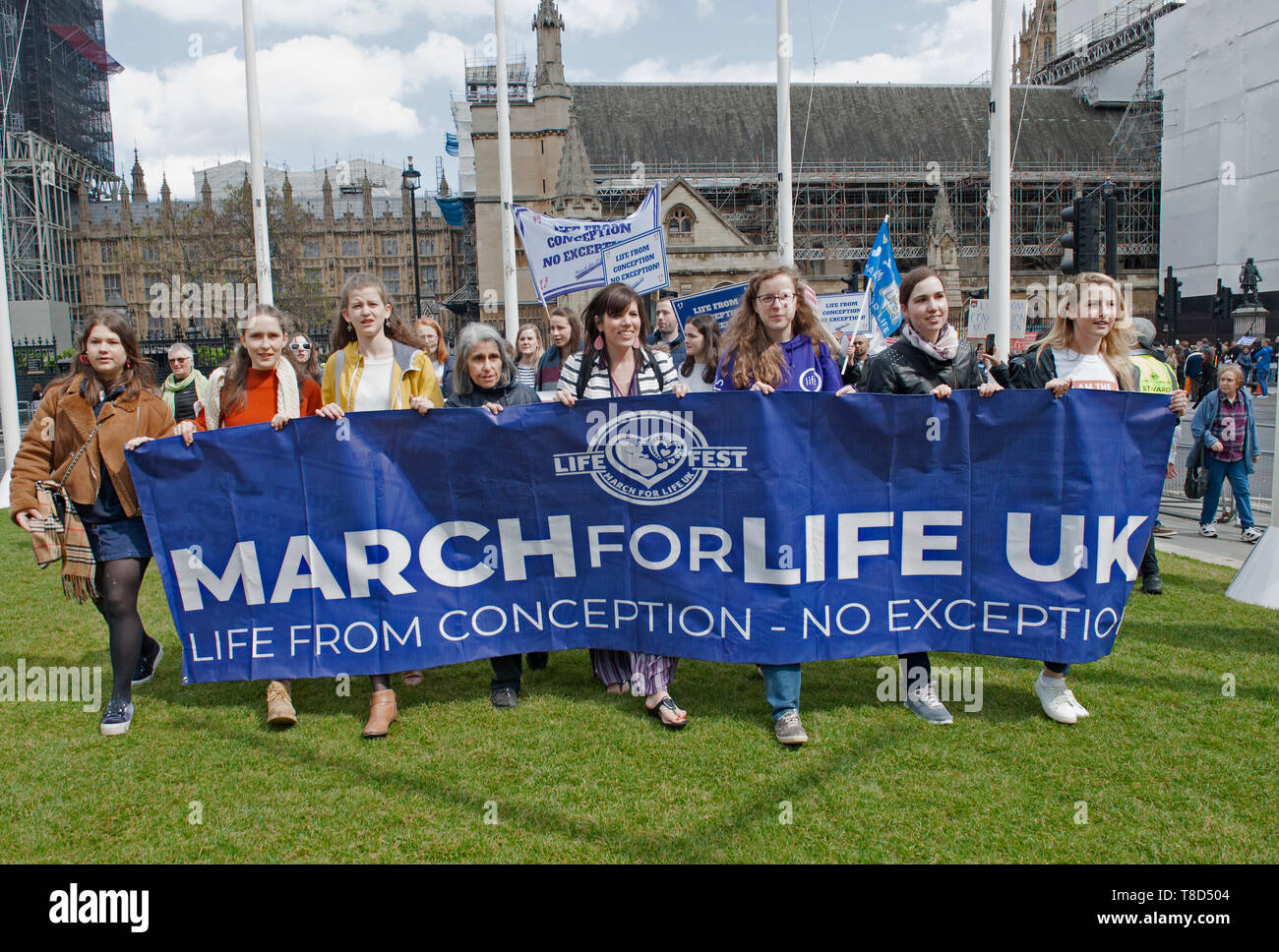 March for Life UK Stock Photo