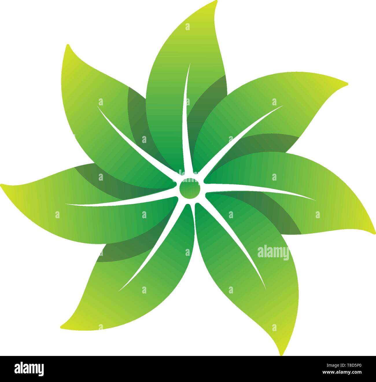 nature leaf logo design vector illustration icon element - vector Stock ...