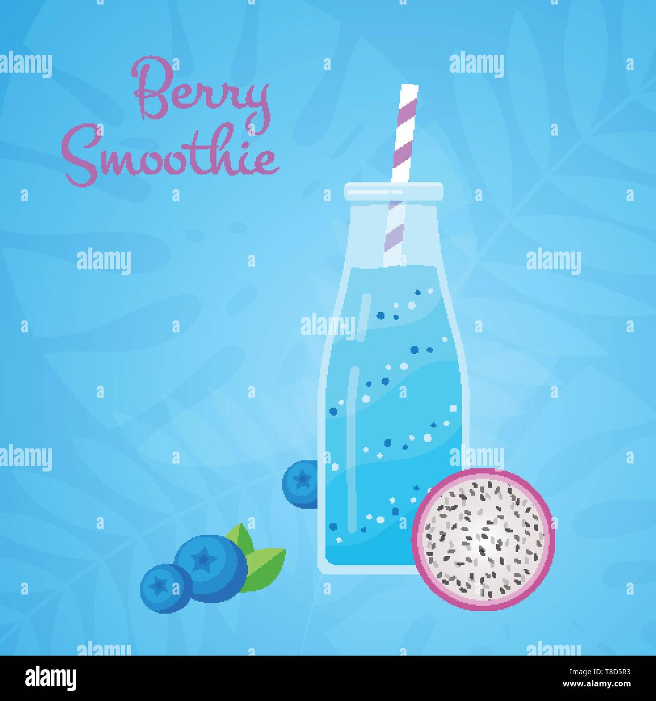 Raw food blue square Stock Vector Images - Alamy