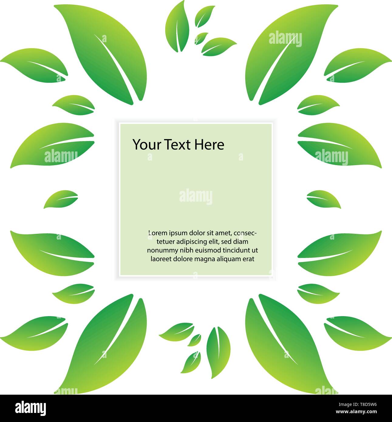 nature leaf logo design vector illustration icon element - vector Stock ...