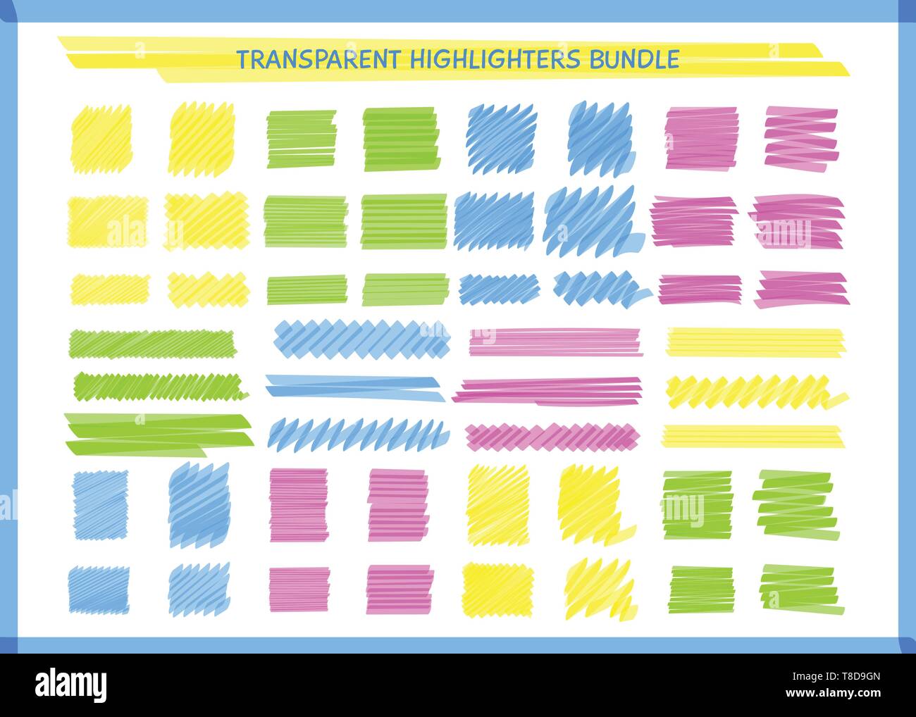 Highlighter marks hires stock photography and images Alamy