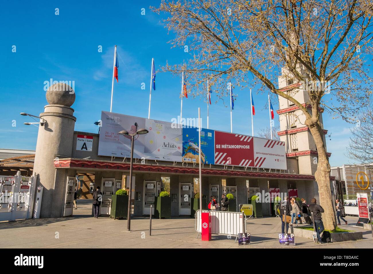 France, Paris, Porte de Versailles, the Paris-Expo Exhibition Center Stock  Photo - Alamy