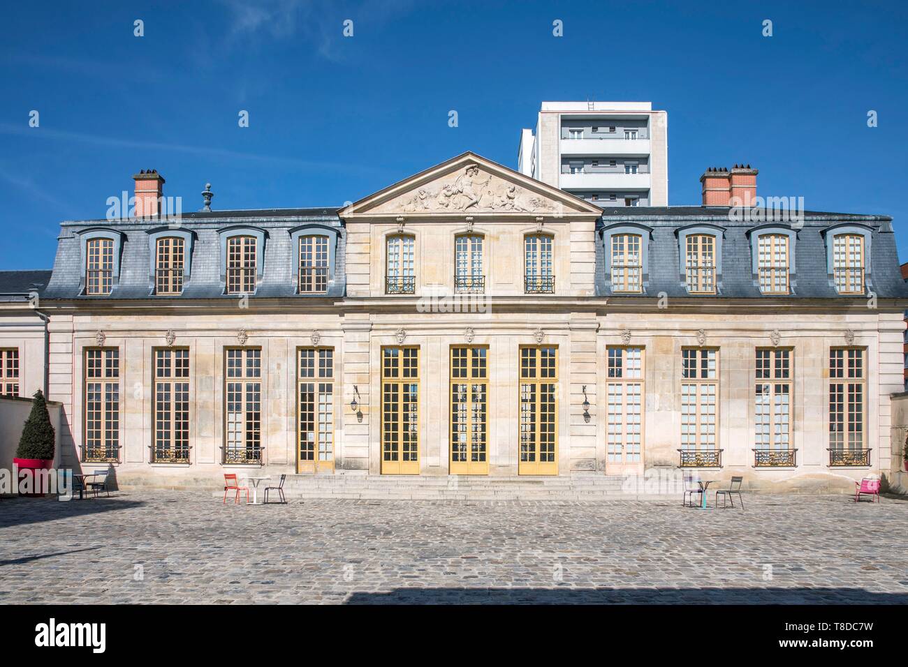 France, Hauts de Seine, Clichy, Pavillon Vend¶me, Art Center Stock Photo