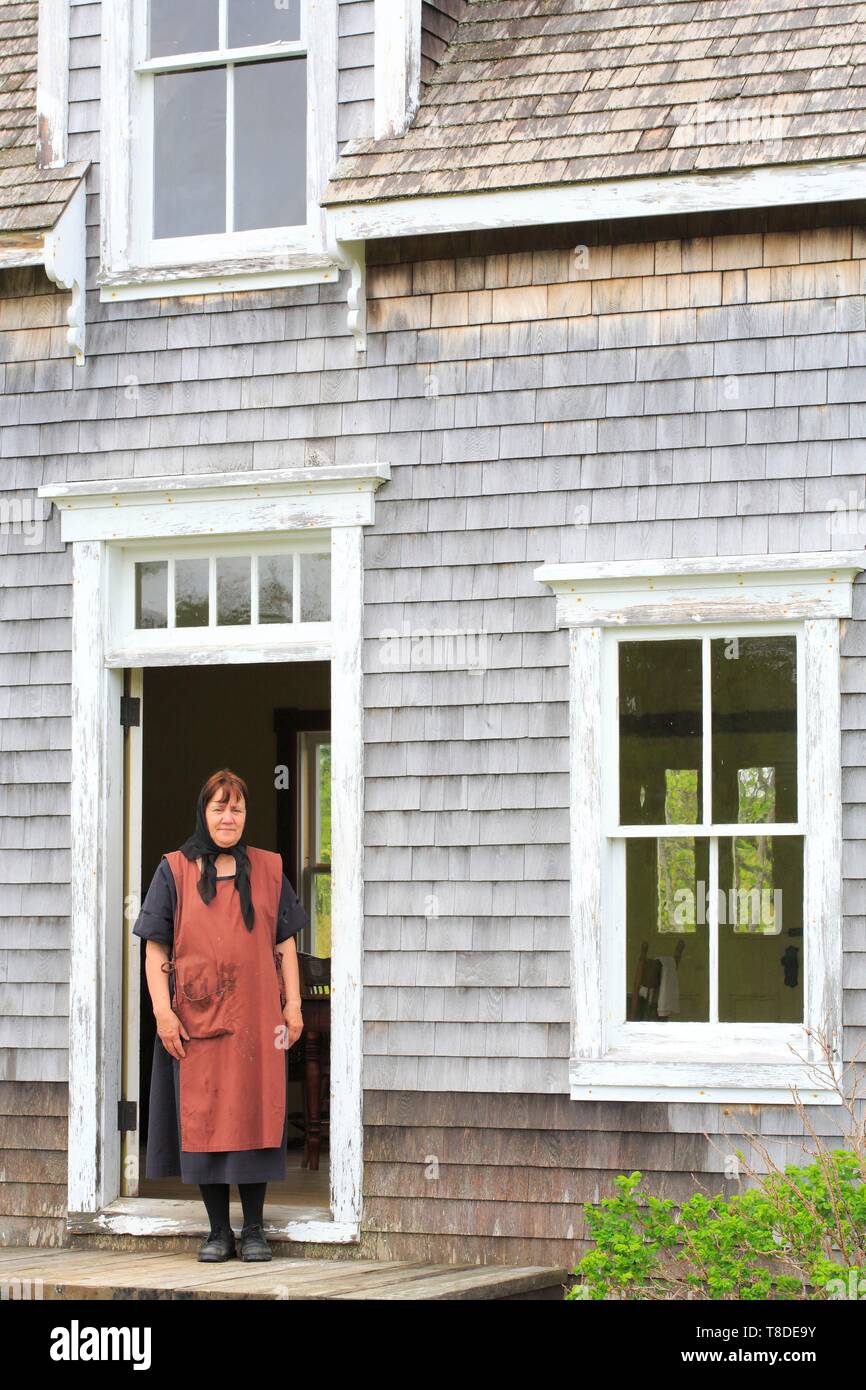 Canada, New Brunswick, Acadie, Gloucester County, Caraquet, Bertrand, historical Acadian village
