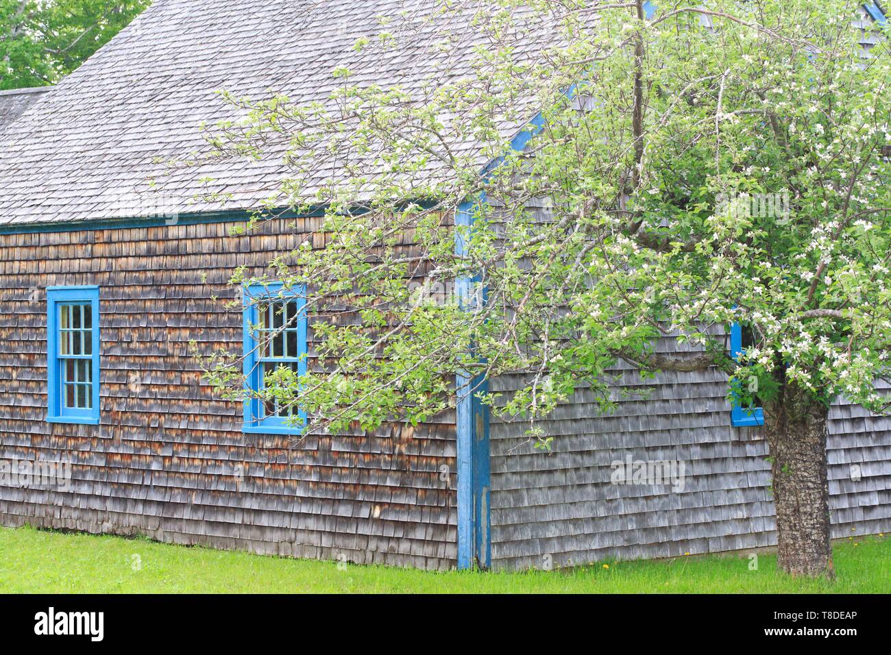 Canada, New Brunswick, Acadie, Gloucester County, Caraquet, Bertrand, historical Acadian village