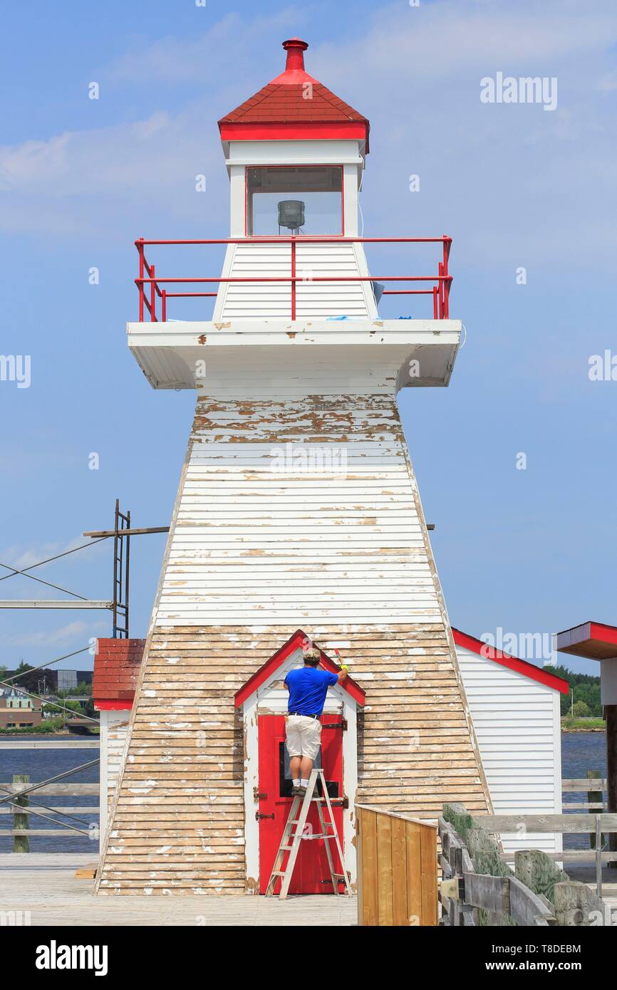 Canada, New Brunswick, Acadie, Bouctouche, Pays de la Sagouine, a tourist park inspired by the