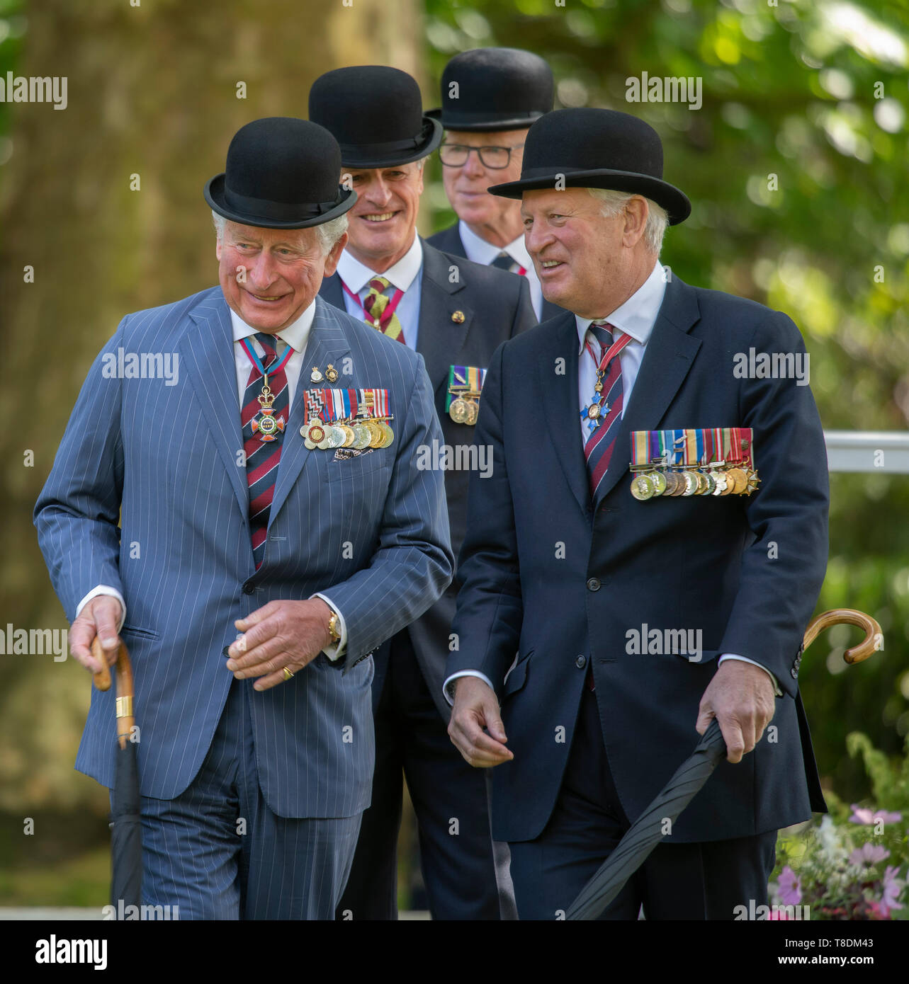 Hyde Park London, UK. 12th May 2019. HRH The Prince of Wales attends the Combined Cavalry Old Comrades Association Annual Parade and Service. Stock Photo