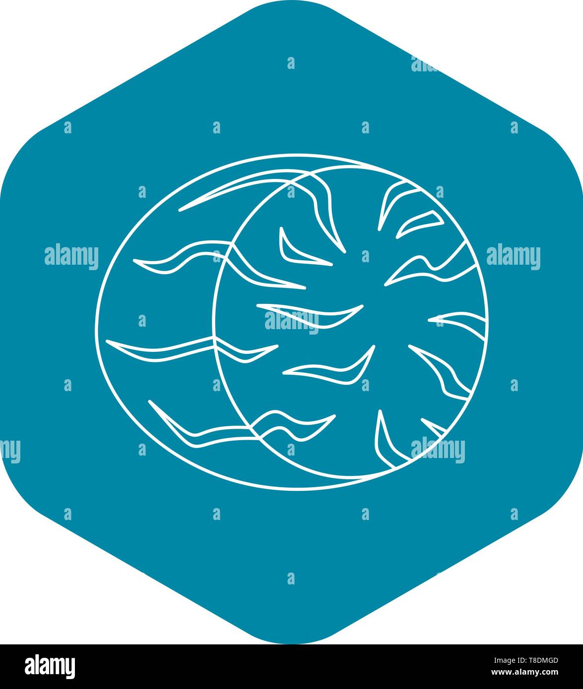 Nutmeg icon, outline style Stock Vector Image & Art - Alamy