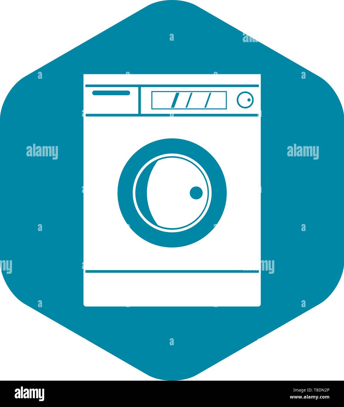 Washing machine icon, simple style Stock Vector Image & Art Alamy