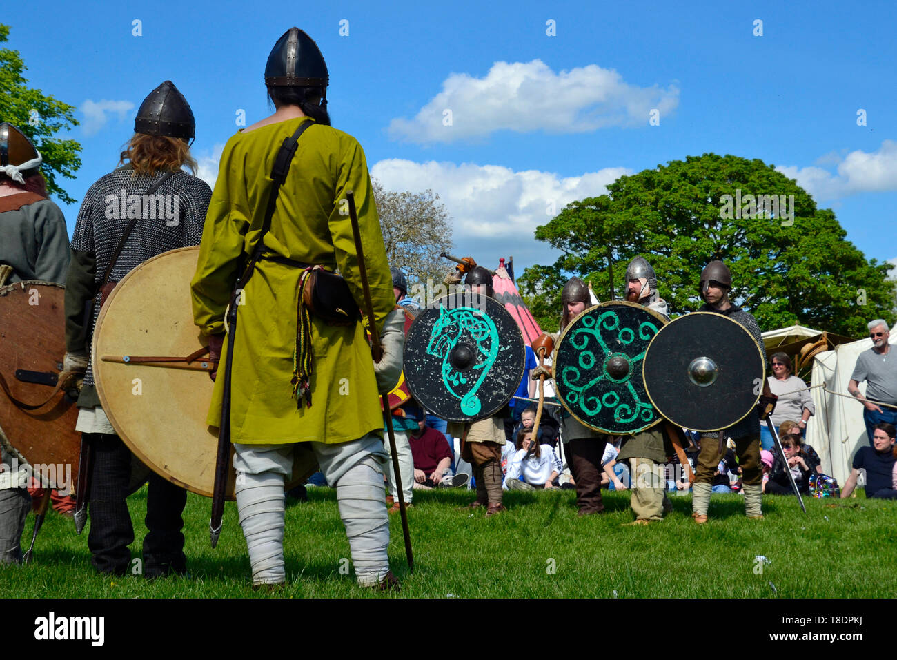 Viking Battle Reenactment at Milton Keynes Museum History Festival 2019