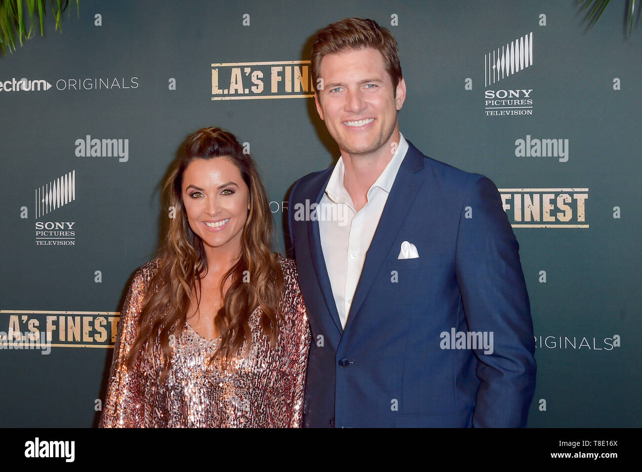 Los Angeles, USA. 10th May, 2019. Danielle Kirlin with husband Ryan