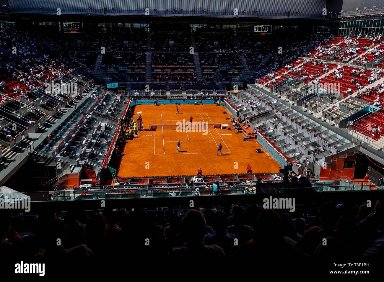 Caja Magica, Madrid, Spain. 12th May, 2019. Mutua Madrid Open, day 9;  Panoramic of the stadium at the game Credit: Action Plus Sports/Alamy Live  News Stock Photo - Alamy