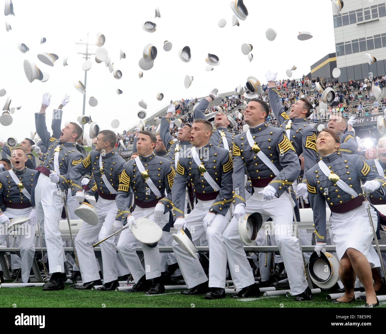 West point military graduation ceremony hires stock photography and