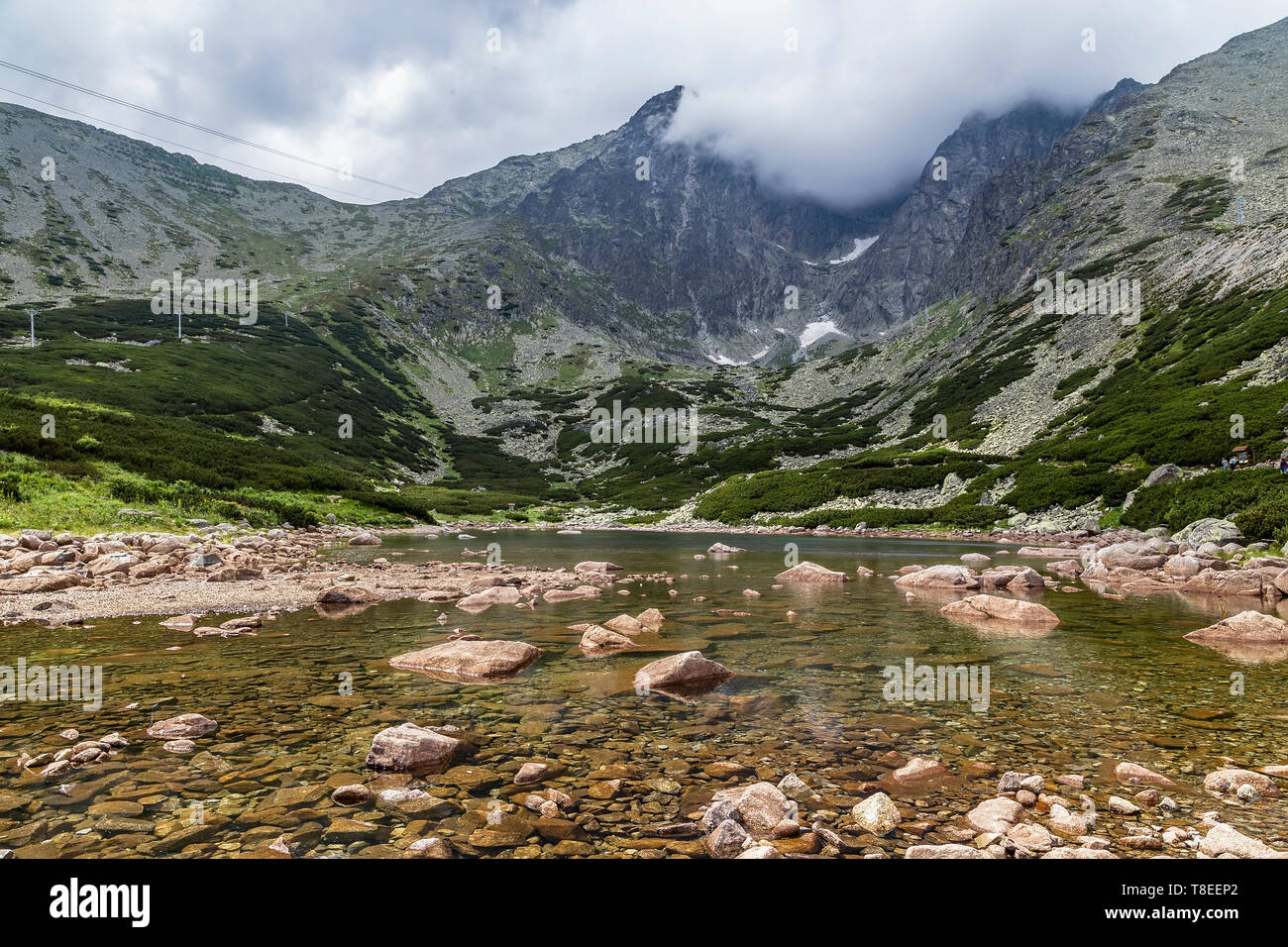 Mountain Lake in the High Tatras. Slovakia Stock Photo
