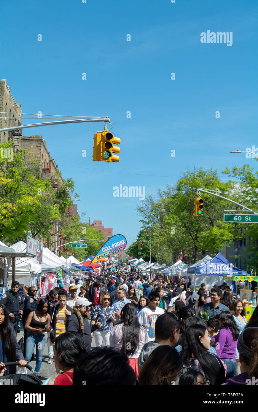 Weekend market, woodside, queens, Queens, New York, , ny, united states of america, usa Stock Photo