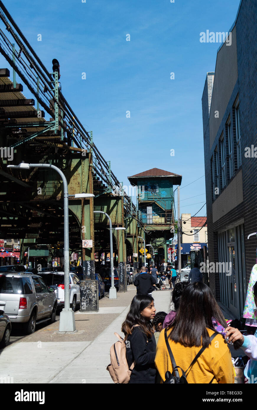 103rd Street Corona Plaza Subway Station, Queens, New York, united