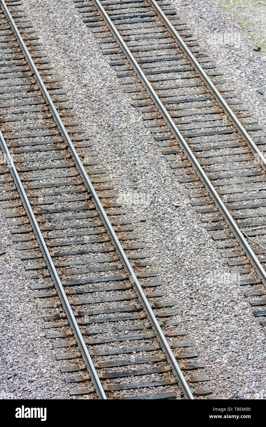 Train track isolated above hires stock photography and images Alamy