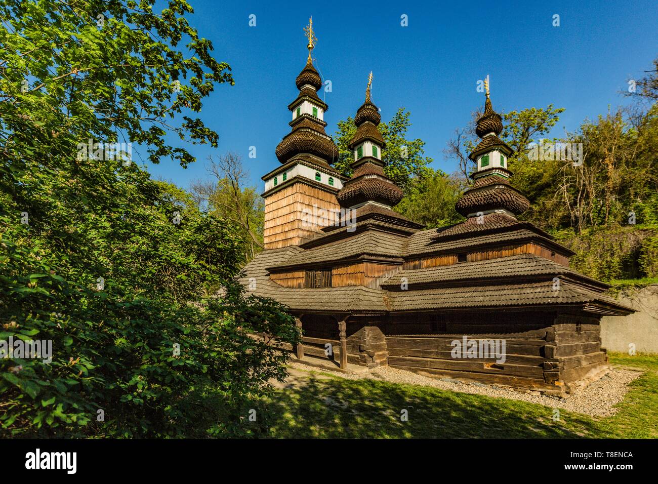 Prague, Czech Republic April 22 2019 Church of the Archangel Michael