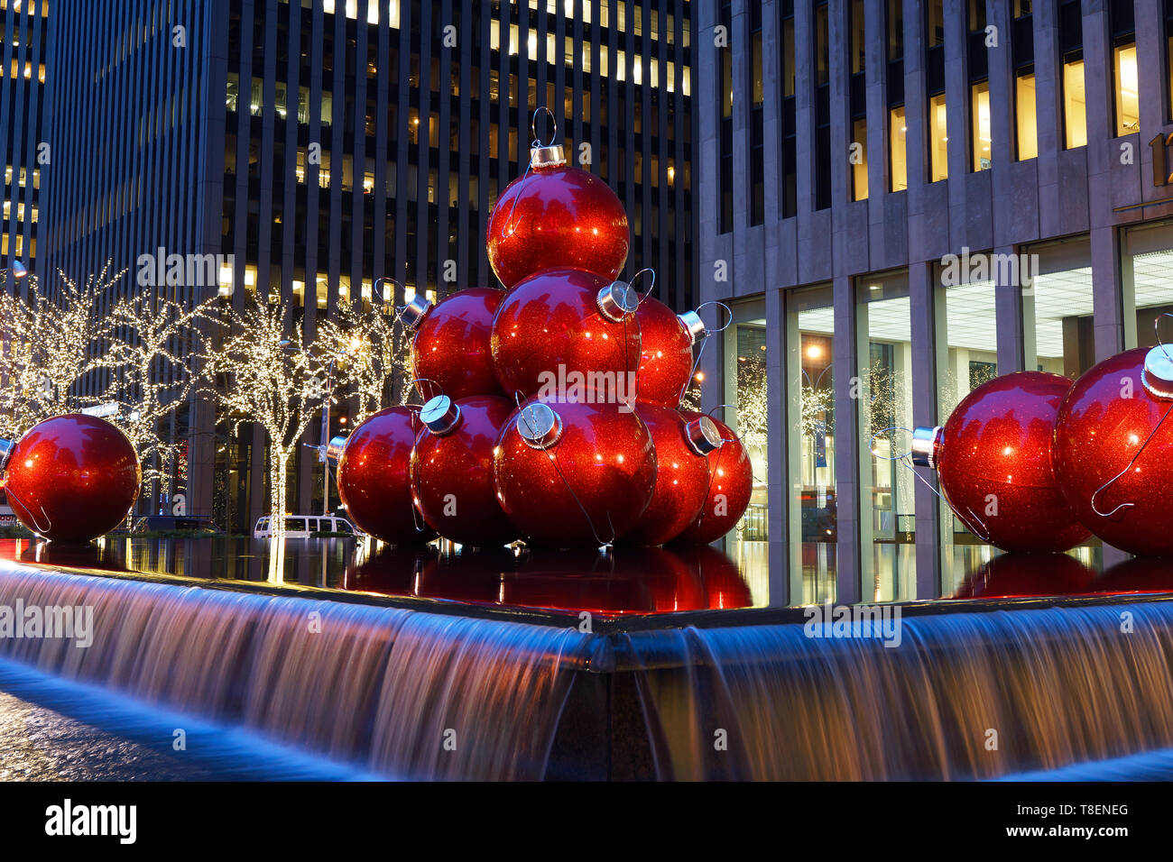 Christmas at Rockefeller Center Stock Photo Alamy