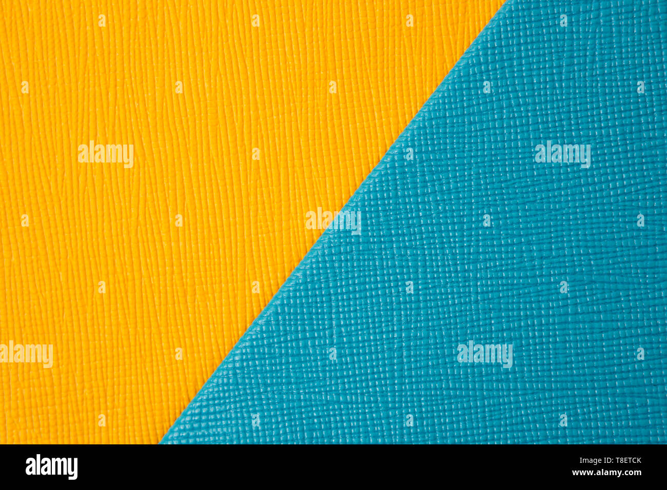 two-tone leather background. Stock Photo