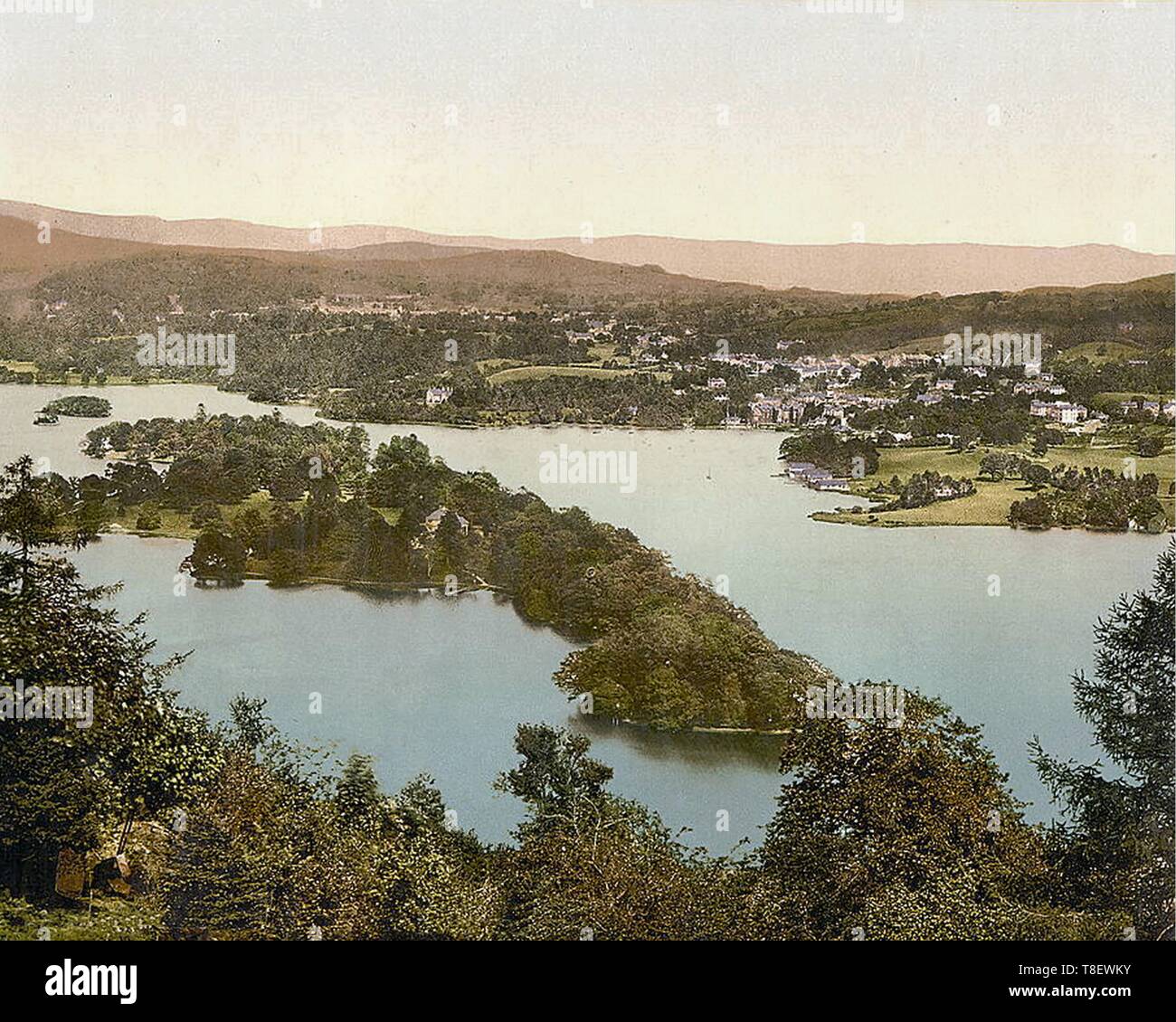 BownessonWindermere, South Lakeland, Cumbria, England. Between 1890