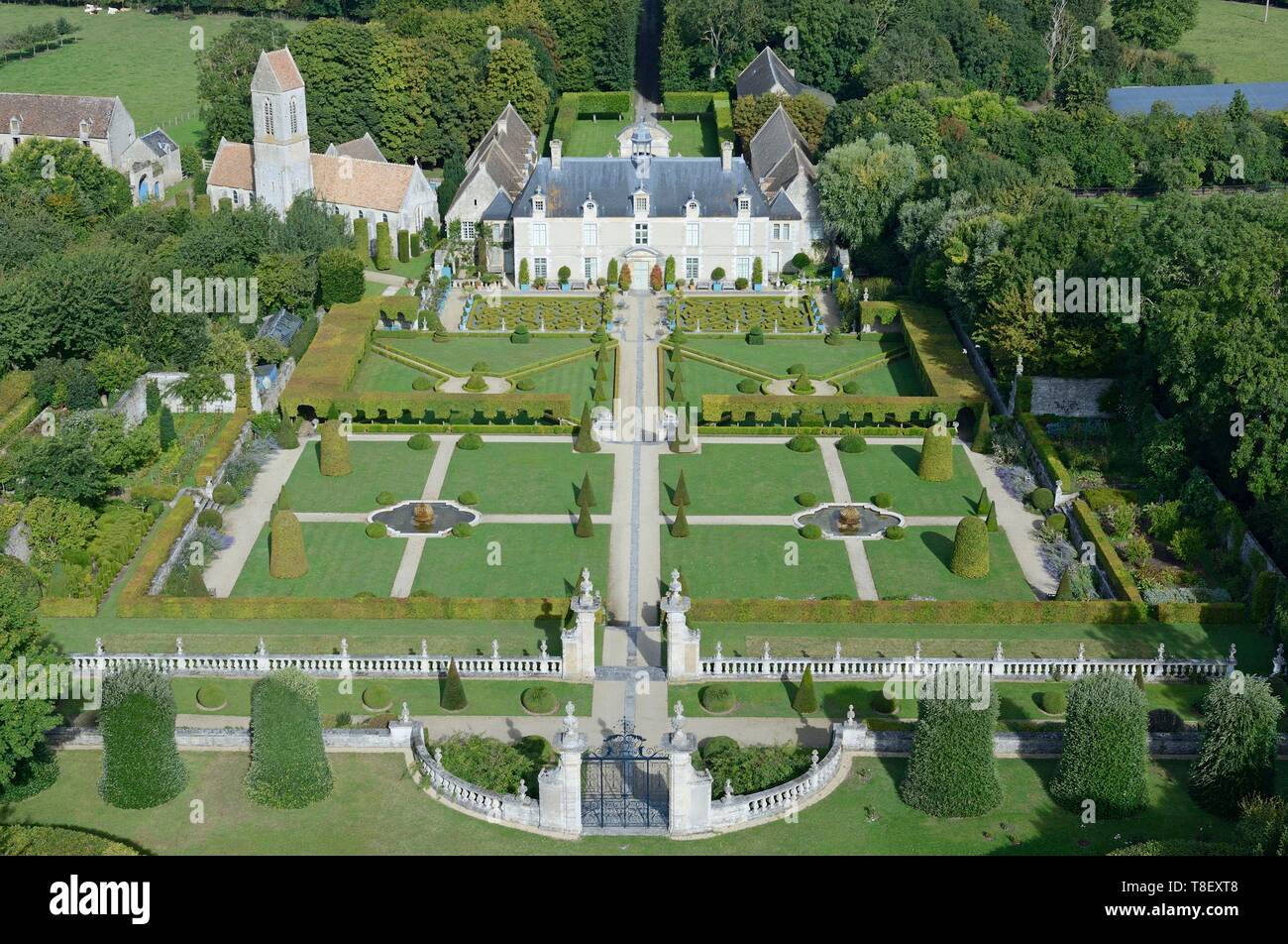 France Calvados Saint Gabriel Brecy The Castle And The Gardens