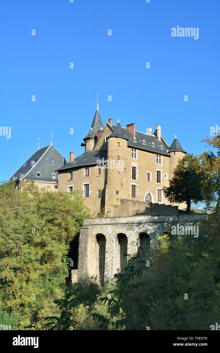 France, Isere, Saint Martin d'Uriage, Uriage castle Stock Photo - Alamy