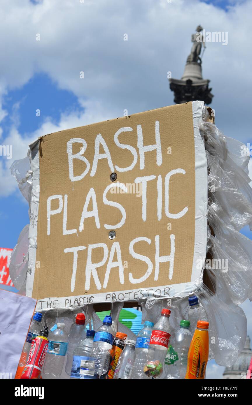 London, UK. 12 May, 2019. Thousands attend a march organised by Mothers Rise Up, and supported by Extinction Rebellion. Stock Photo