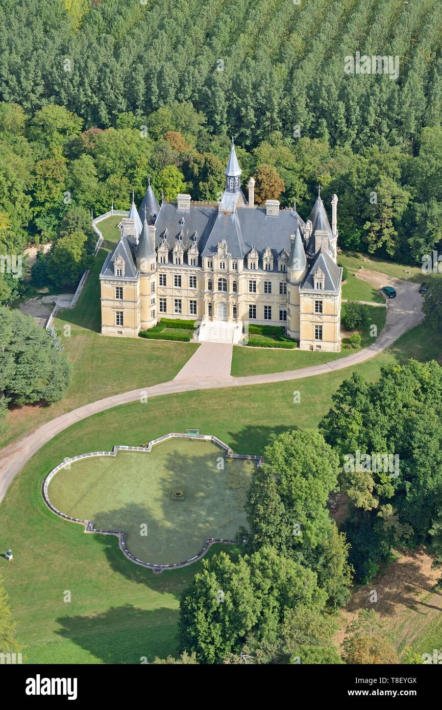 France, Marne, Boursault, the wine producing castle commissioned