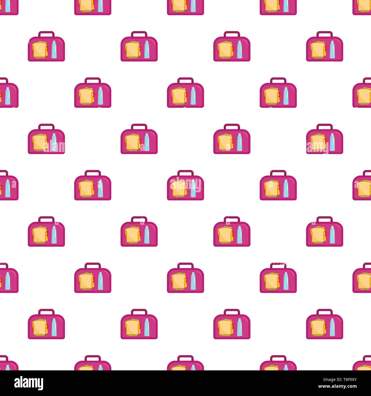 Office dinner pattern seamless vector repeat for any web design Stock Vector