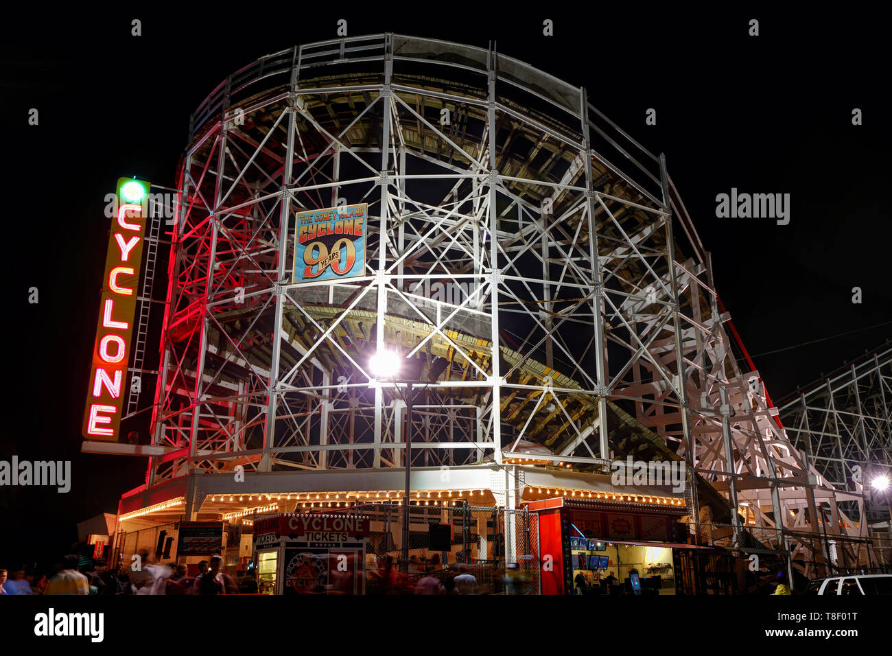 The Cyclone, Coney Island Stock Photo Alamy