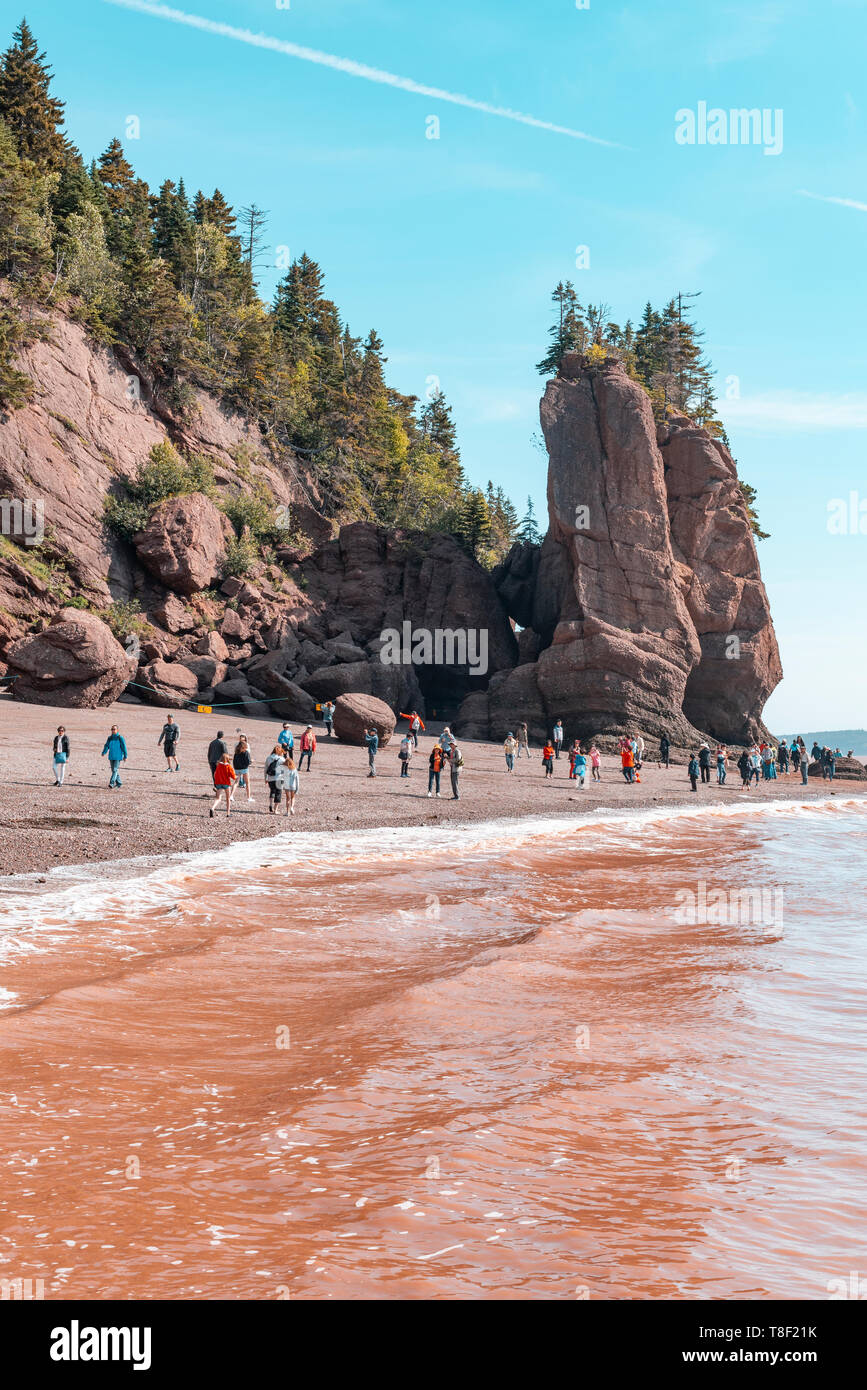 The Hopewell Rocks is one of New Brunswick’s top attractions. Walk on ...