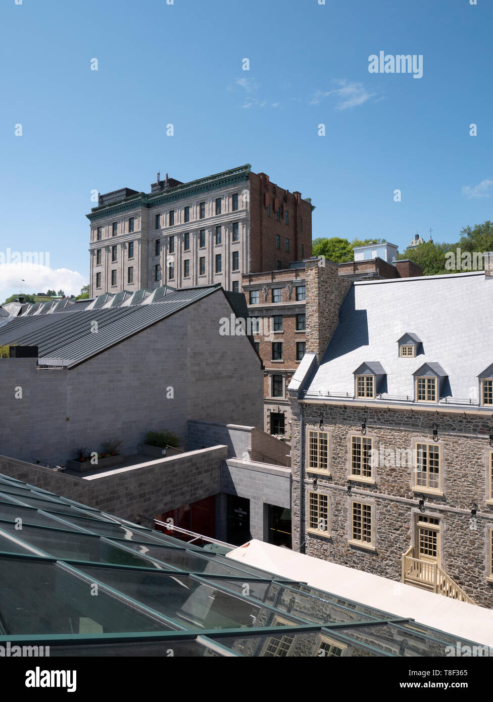 Old Québec, a UNESCO world heritage treasure, is alive with history. See for yourself with a visit to the Fortifications of Québec Stock Photo