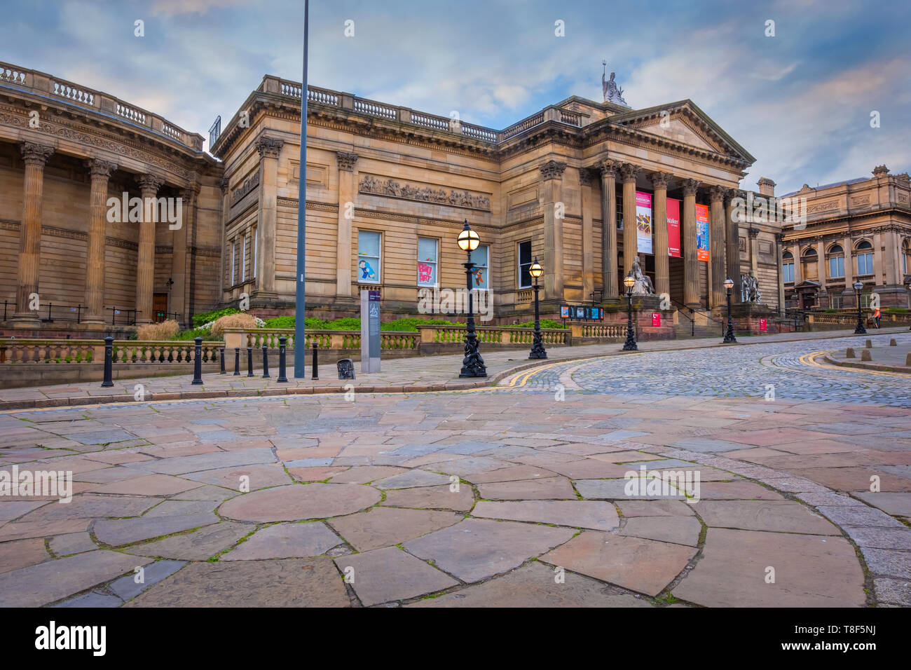 Liverpool, UK May 16 2018 Walker Art Gallery at William Brown Street in Liverpool City centre