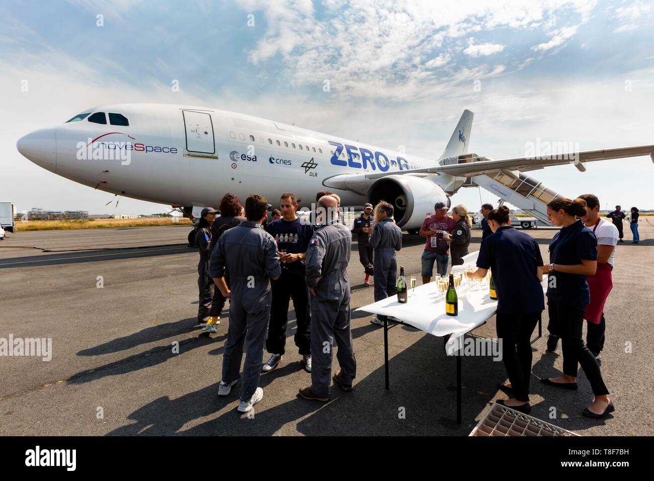 France, Gironde, Bordeaux, MÚrignac, Flight discovery with the Airbus
