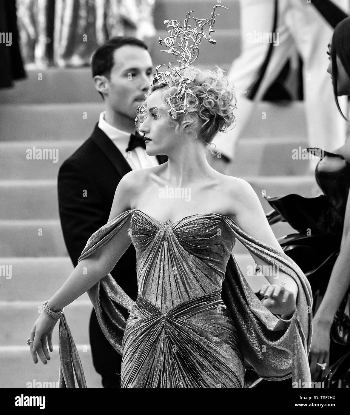 Wearing dress zac posen Black and White Stock Photos Images Alamy