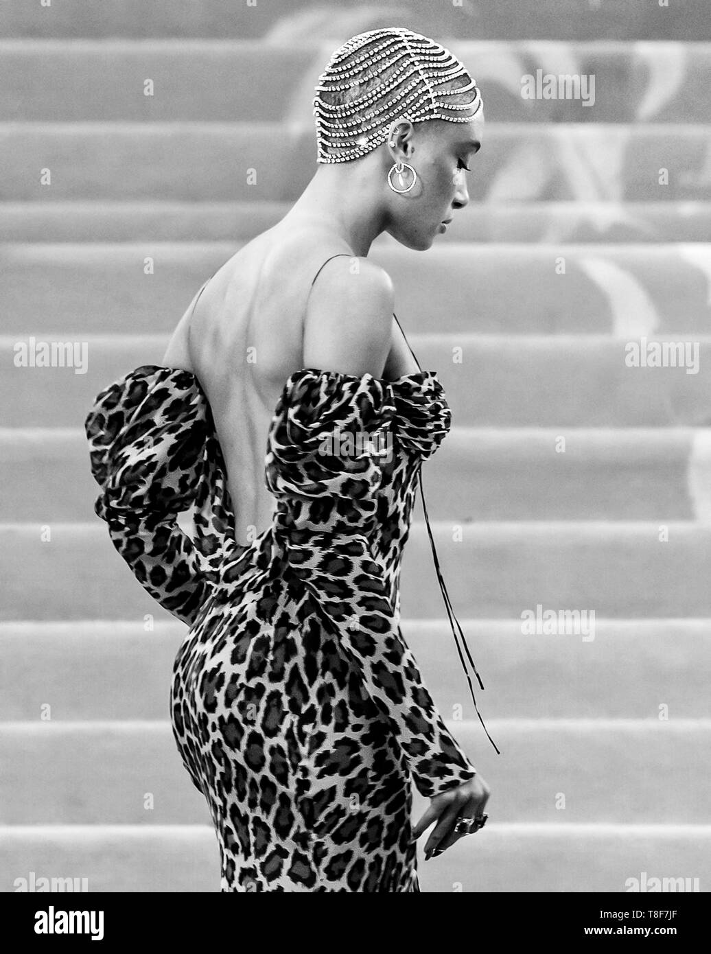 New York, NY - May 06, 2019: Adwoa Aboah arrives for the 2019 Met Gala