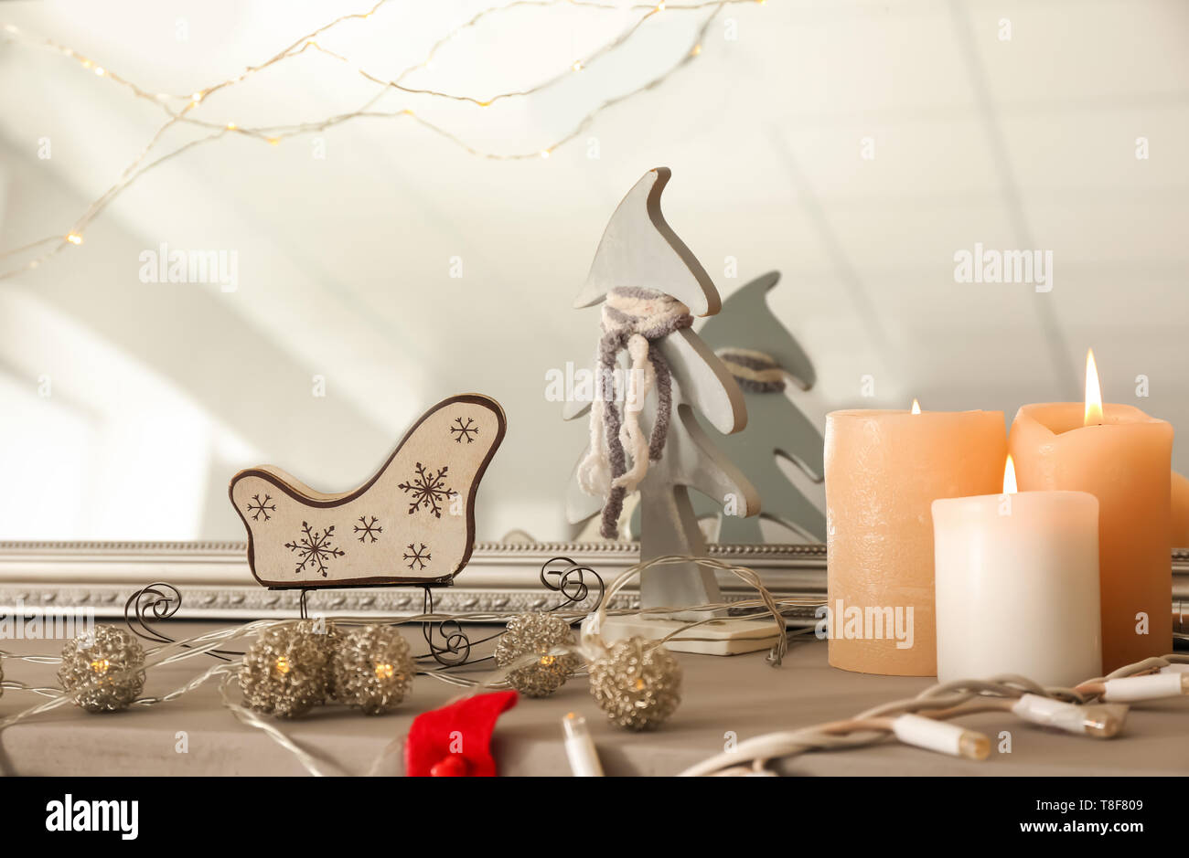 Mantelpiece decorated hi-res stock photography and images - Alamy