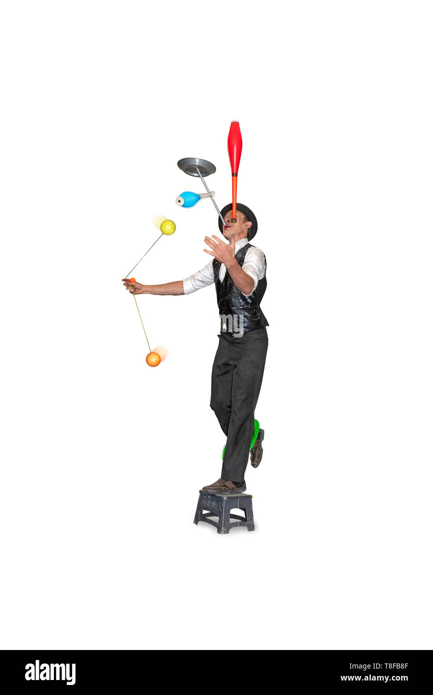 Balls in air Cut Out Stock Images & Pictures Alamy